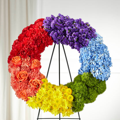 Circle of Love Wreath – M & A FLOWERS AND EVENTS, South Gate CA