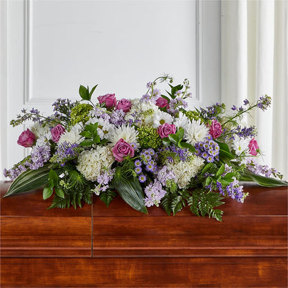 Meadows of Serenity Casket Spray – M & A FLOWERS AND EVENTS, South Gate CA