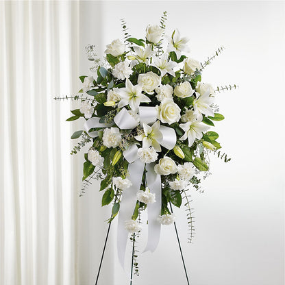 With Care Standing Spray – M & A FLOWERS AND EVENTS, South Gate CA