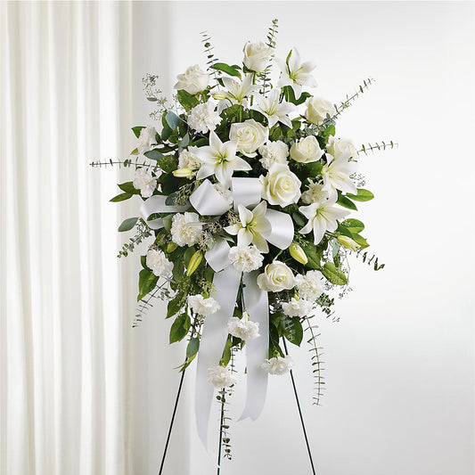 With Care Standing Spray – M & A FLOWERS AND EVENTS, South Gate CA