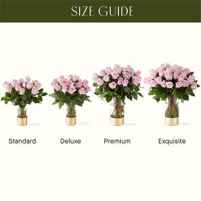 Picture Perfect Pink Rose Bouquet – M & A FLOWERS AND EVENTS, South Gate CA