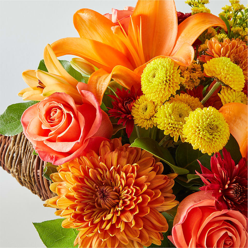Bouquet of Blessings Cornucopia – M & A FLOWERS AND EVENTS, South Gate CA