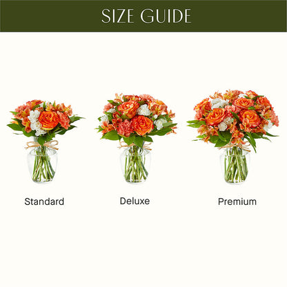 Apricot Glow Bouquet – M & A FLOWERS AND EVENTS, South Gate CA