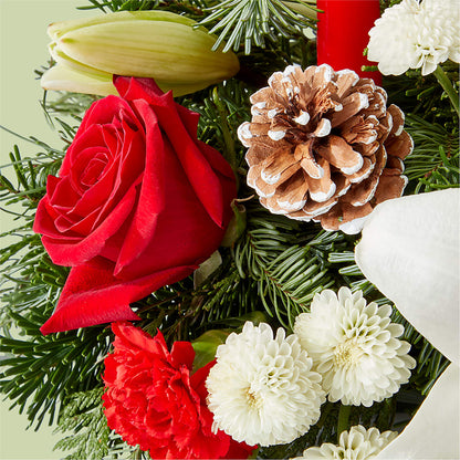 Seasonal Festivities Centerpiece – M & A FLOWERS AND EVENTS, South Gate CA