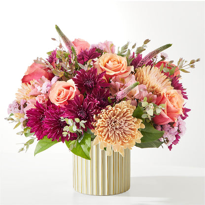 Berry Cobbler Bouquet with Ivory Vase – M & A FLOWERS AND EVENTS, South Gate CA