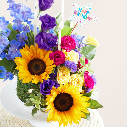 Star of the Day Floral Cake – M & A FLOWERS AND EVENTS, South Gate CA