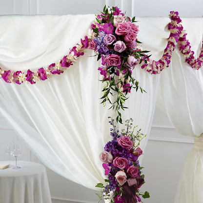Color & Light Chuppah Decor – M & A FLOWERS AND EVENTS, South Gate CA