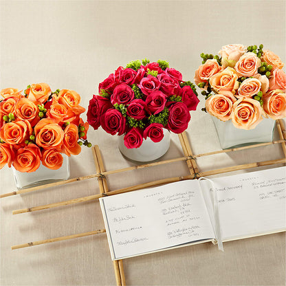 Dawn Rose Centerpiece – M & A FLOWERS AND EVENTS, South Gate CA