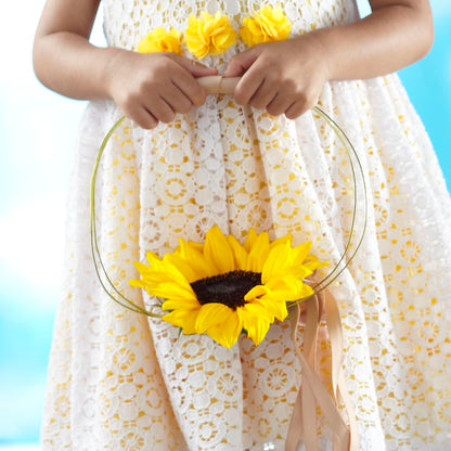 Sweet Sunshine Flower Girl Bouquet – M & A FLOWERS AND EVENTS, South Gate CA